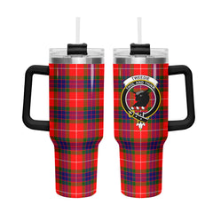 Tweedie Tartan Crest 40 oz Insulated Tumbler with Handle