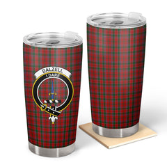 Dalzell Tartan Crest Tumbler