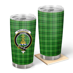 Galloway District Tartan Crest Tumbler
