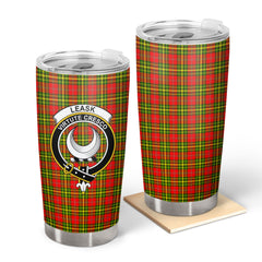 Leask Tartan Crest Tumbler