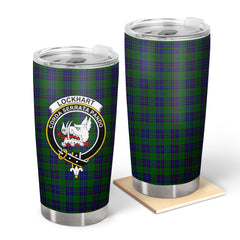 Lockhart Modern Tartan Crest Tumbler
