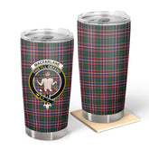 MacFarlane Hunting Modern Tartan Crest Tumbler