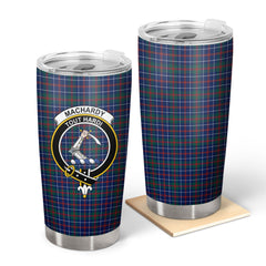 MacHardy Modern Tartan Crest Tumbler