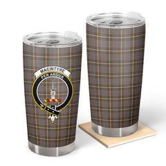 MacIntyre Hunting Weathered Tartan Crest Tumbler