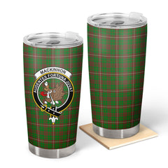 MacKinnon Hunting Modern Tartan Crest Tumbler