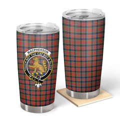 MacPherson Ancient Tartan Crest Tumbler