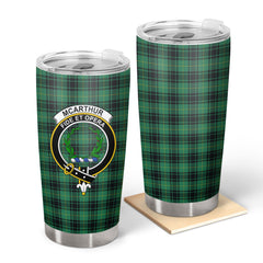 McArthur Ancient Tartan Crest Tumbler