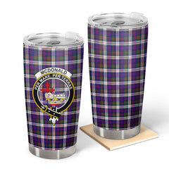 McDonald Dress Modern Tartan Crest Tumbler