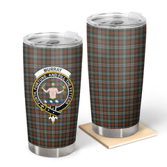 Murray of Atholl Weathered Tartan Crest Tumbler