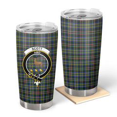Scott Green Modern Tartan Crest Tumbler