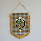 Anderson Ancient Tartan Crest Wall Hanging Banner - Wood Pole