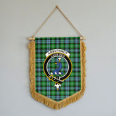 Arbuthnot Ancient Tartan Crest Wall Hanging Banner - Wood Pole