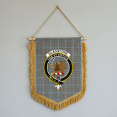 Gladstone Tartan Crest Wall Hanging Banner - Wood Pole