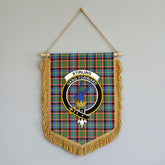 Stirling (of Cadder-Present Chief) Tartan Crest Wall Hanging Banner - Wood Pole