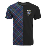 MacHardy Modern Tartan T-Shirt Half of Me - Cross Style