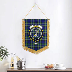 MacNeil of Colonsay Modern Tartan Crest Wall Hanging Banner