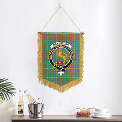McKintosh Hunting Ancient Tartan Crest Wall Hanging Banner