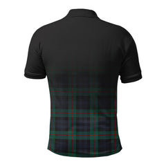 McKinlay Modern Tartan Crest Polo Shirt - Thistle Black Style