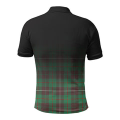 McKinnon Hunting Ancient Tartan Crest Polo Shirt - Thistle Black Style