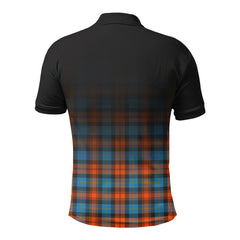 McLachlan Ancient Tartan Crest Polo Shirt - Thistle Black Style