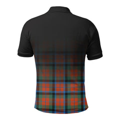 McNaughton Ancient Tartan Crest Polo Shirt - Thistle Black Style