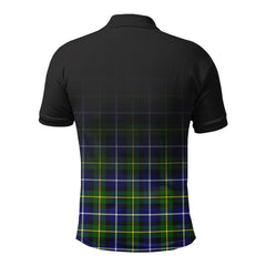 McNeil of Barra Modern Tartan Crest Polo Shirt - Thistle Black Style