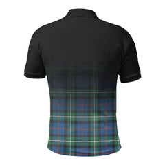 McPhail Hunting Ancient Tartan Crest Polo Shirt - Thistle Black Style