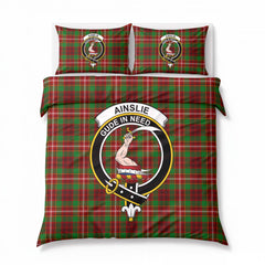 Ainslie Tartan Crest Bedding Set