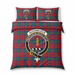 Auchinleck Tartan Crest Bedding Set