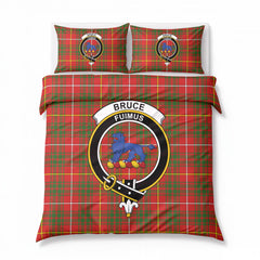 Bruce Modern Tartan Crest Bedding Set
