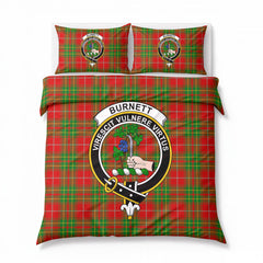 Burnett Ancient Tartan Crest Bedding Set
