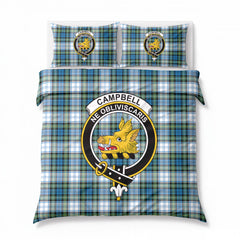 Campbell Dress Ancient Tartan Crest Bedding Set