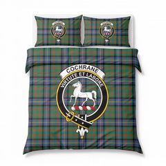 Cochrane Ancient Tartan Crest Bedding Set