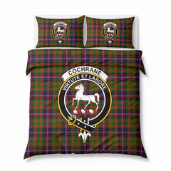 Cochrane Modern Tartan Crest Bedding Set