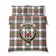 Dennistoun Tartan Crest Bedding Set