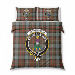 Fergusson Weathered Tartan Crest Bedding Set