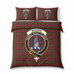 Geddes Tartan Crest Bedding Set