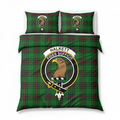 Halkett Tartan Crest Bedding Set