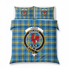 Laing Tartan Crest Bedding Set
