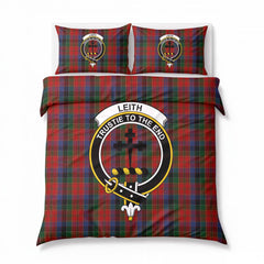 Leith Tartan Crest Bedding Set