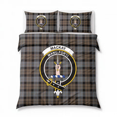 MacKay Weathered Tartan Crest Bedding Set