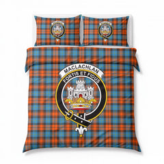 MacLachlan Ancient Tartan Crest Bedding Set