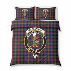 MacLennan Modern Tartan Crest Bedding Set