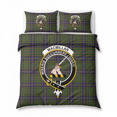 MacMillan Hunting Modern Tartan Crest Bedding Set