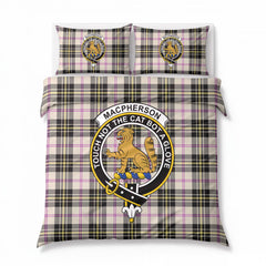 MacPherson Dress Ancient Tartan Crest Bedding Set