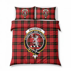 MacQueen Modern Tartan Crest Bedding Set