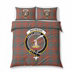 Matheson Ancient Tartan Crest Bedding Set