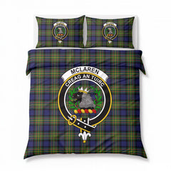 McLaren Modern Tartan Crest Bedding Set