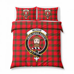McNab Modern Tartan Crest Bedding Set