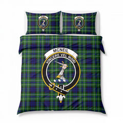 McNeil of Colonsay Modern Tartan Crest Bedding Set